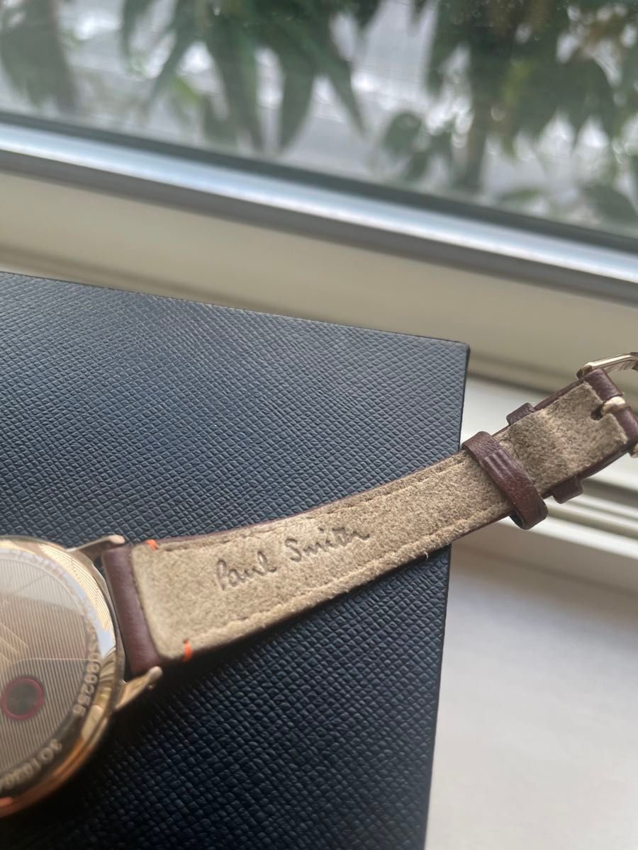 電池新品美品】Paul Smithポールスミス腕時計ボルドー色29 電池新品美品】Paul Smithポールスミス腕時計ボルドー色29