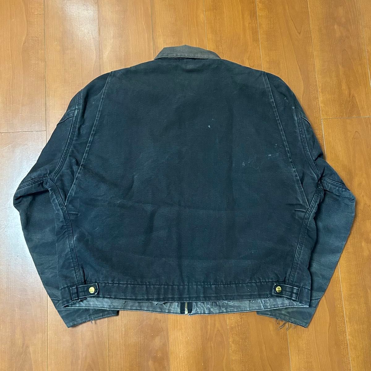 70s~80s】USA製 Carhartt デトロイトジャケットブラック 70s~80s】USA製 Carhartt デトロイトジャケットブラック