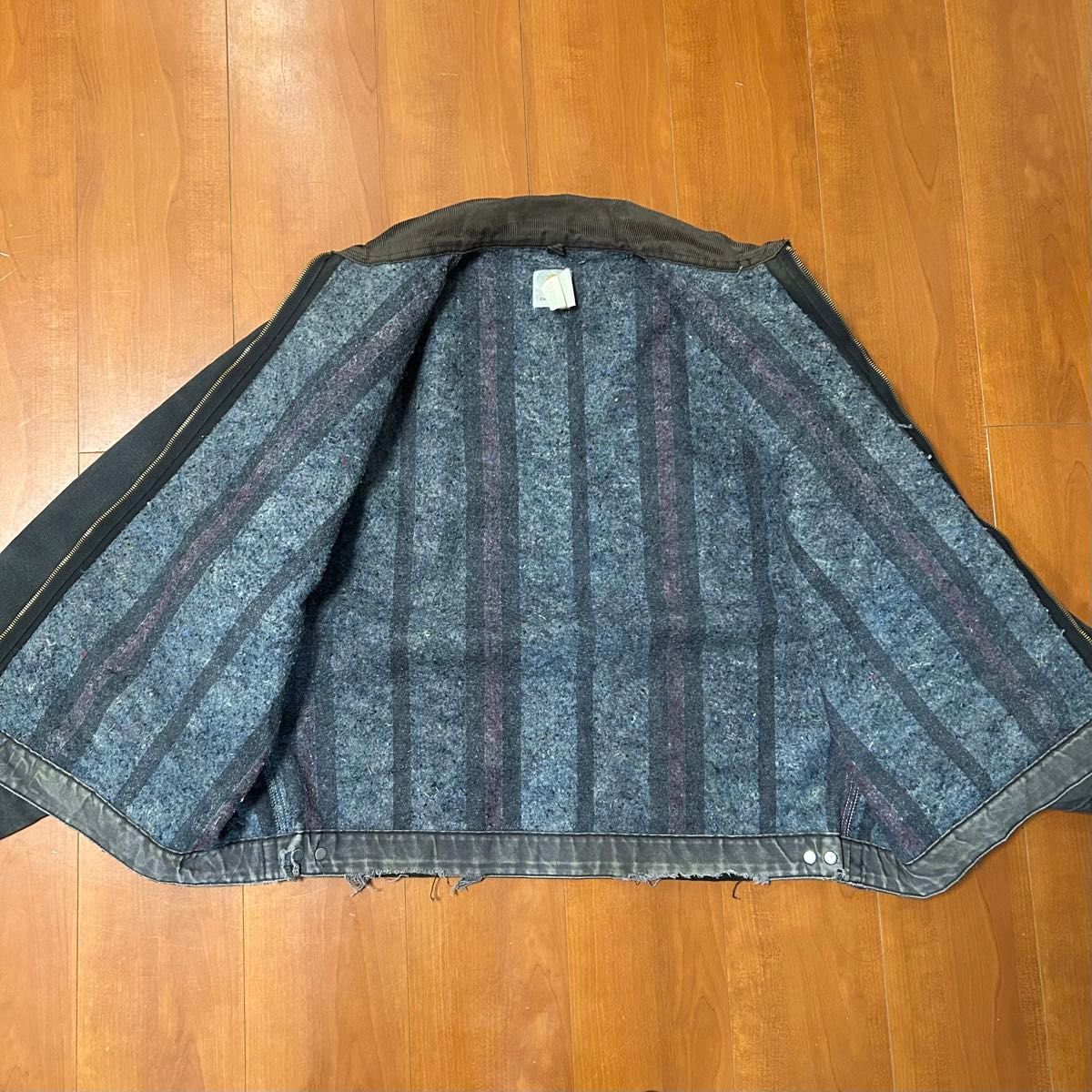 70s~80s】USA製 Carhartt デトロイトジャケットブラック 70s~80s】USA製 Carhartt デトロイトジャケットブラック