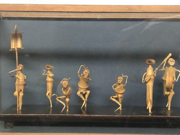 竹細工 阿波踊り 置物
