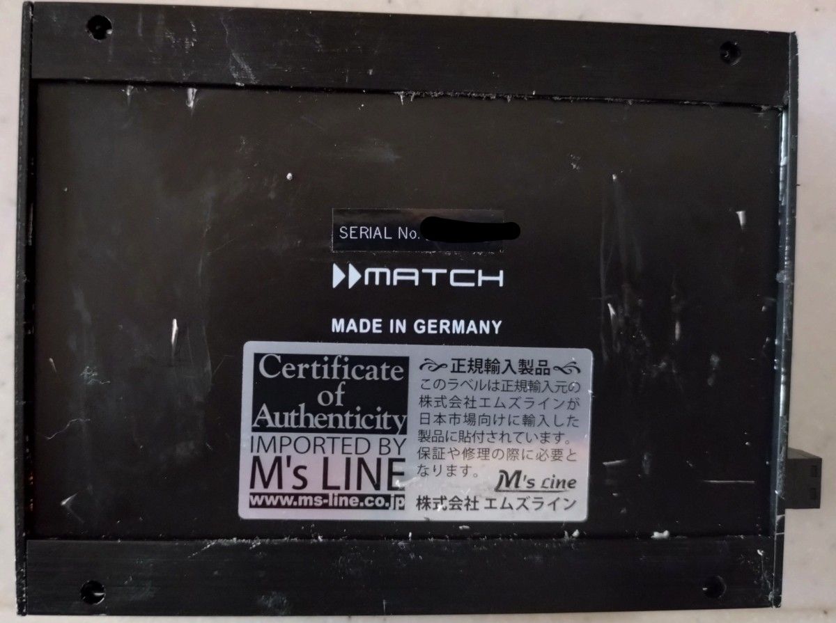 MATCH M-5 4 DSP 9chDSPシグナルプロセッサー 5chパワーアンプ MATCH M-5 4 DSP 9chDSPシグナルプロセッサー 5chパワーアンプ