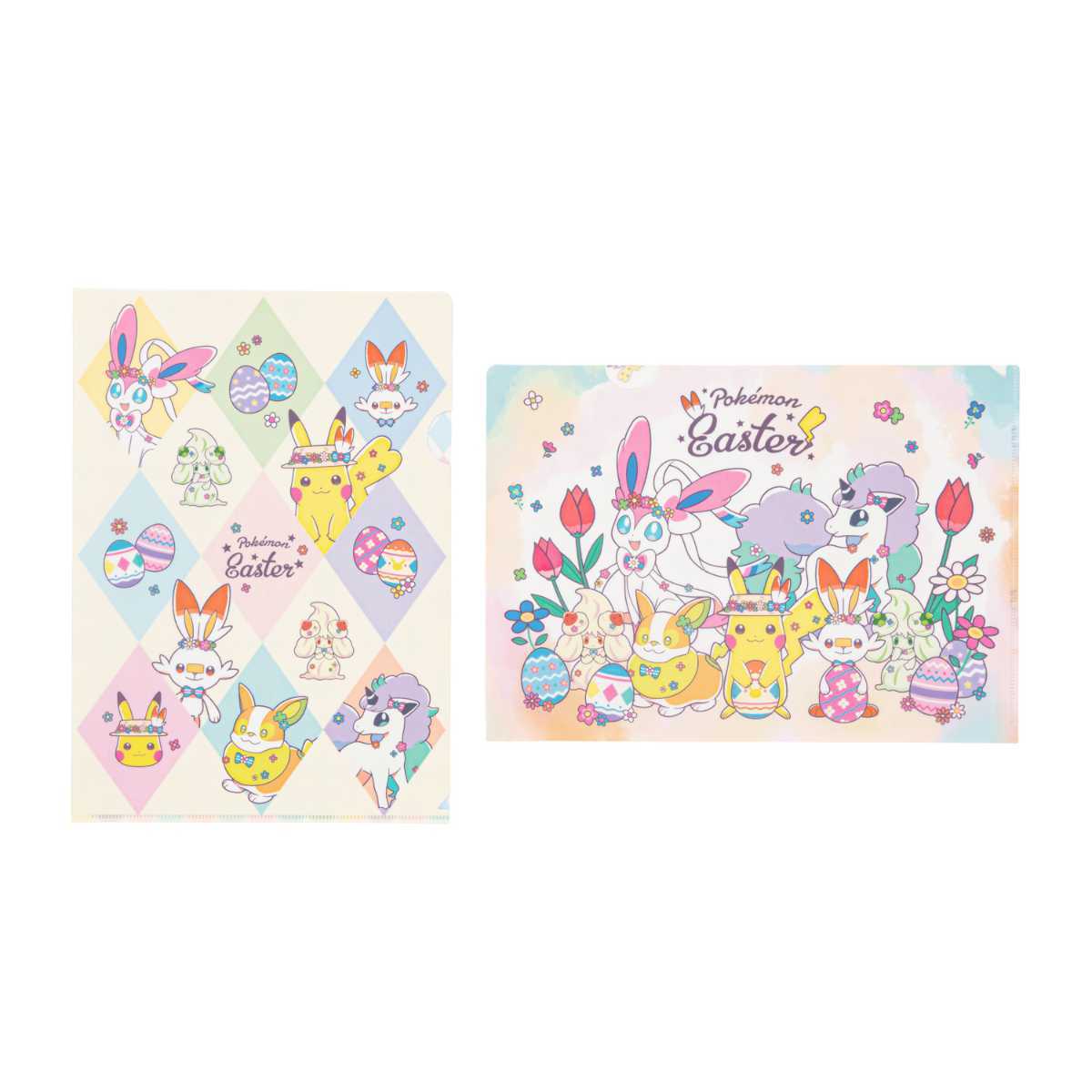 ポケモンセンター限定 イースター Easter クリアファイル 2枚セット ワンパチ ガラル ポニータ マホイップ ヒバニー ニンフィア ピカチュウ クリアファイル 売買されたオークション情報 Yahooの商品情報をアーカイブ公開 オークファン Aucfan Com