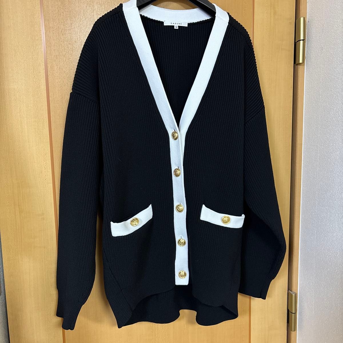 CADUNE カデュネ 配色THEカーディガン 金ボタン|Yahoo CADUNE カデュネ 配色THEカーディガン 金ボタン|Yahoo