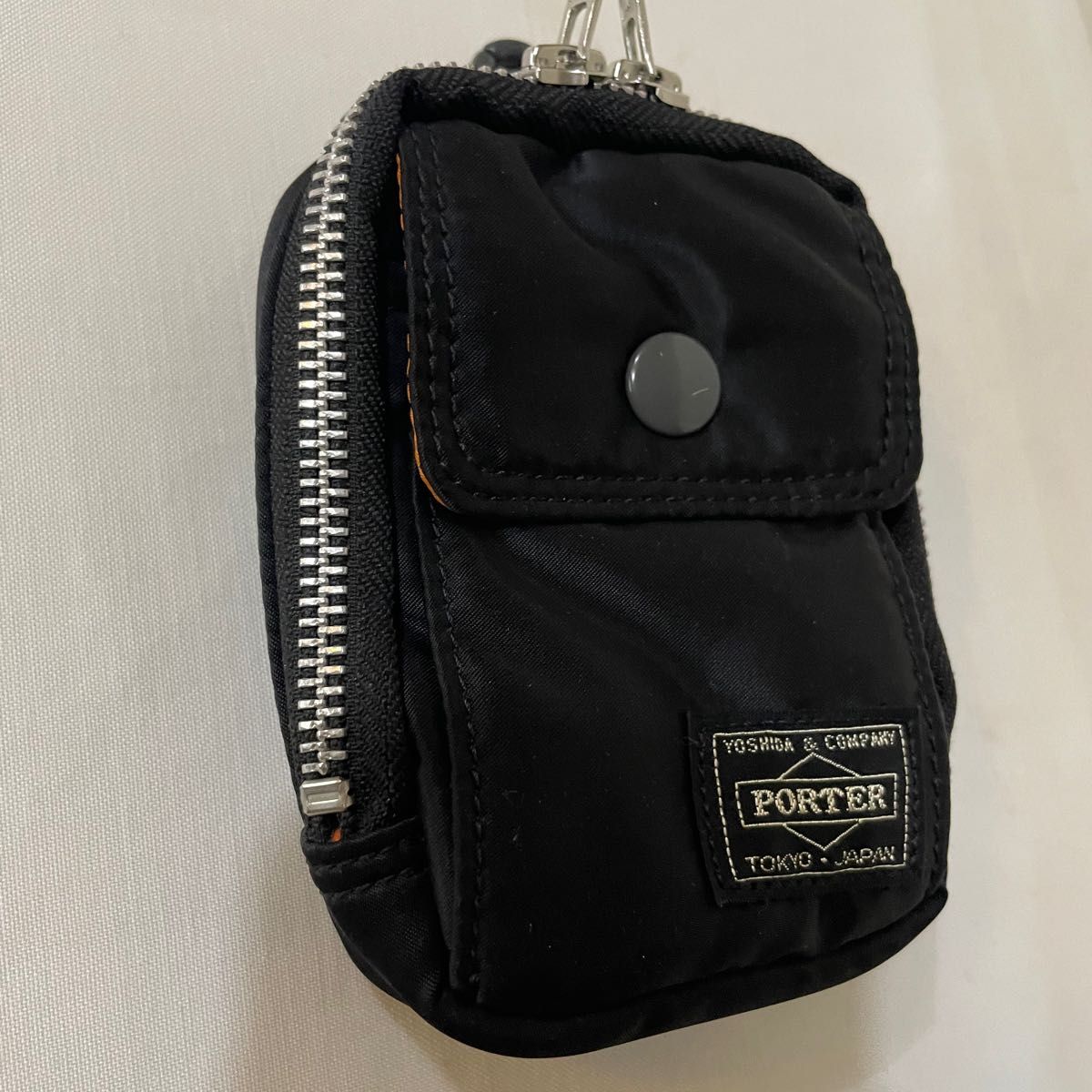 超美品 ポーター タンカー ミニポーチ 黒 小物入れ PORTER 超美品 ポーター タンカー ミニポーチ 黒 小物入れ PORTER