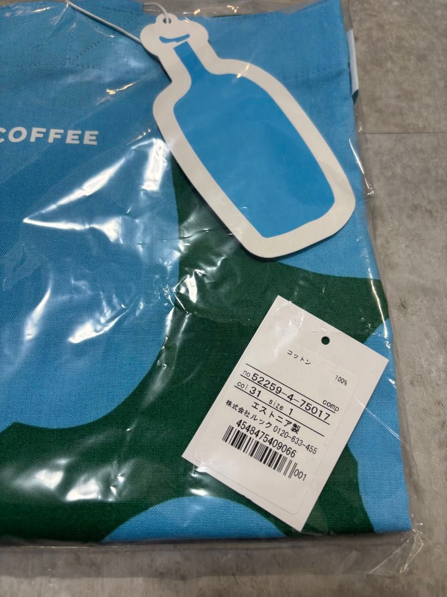 新品未開封 トートバッグ Marimekko BLUE BOTTLE COFFEE 新品未開封 トートバッグ Marimekko BLUE BOTTLE COFFEE