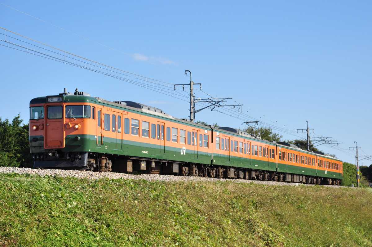 ヤフオク 鉄道 デジ 写真 画像 115系 両毛線 27