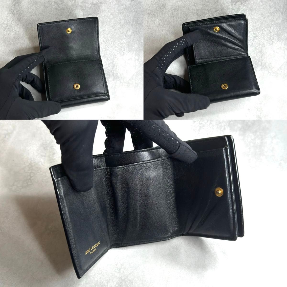 YSL サンローラン / オリガミタイニーウォレット 三つ折り財布 YSL サンローラン / オリガミタイニーウォレット 三つ折り財布