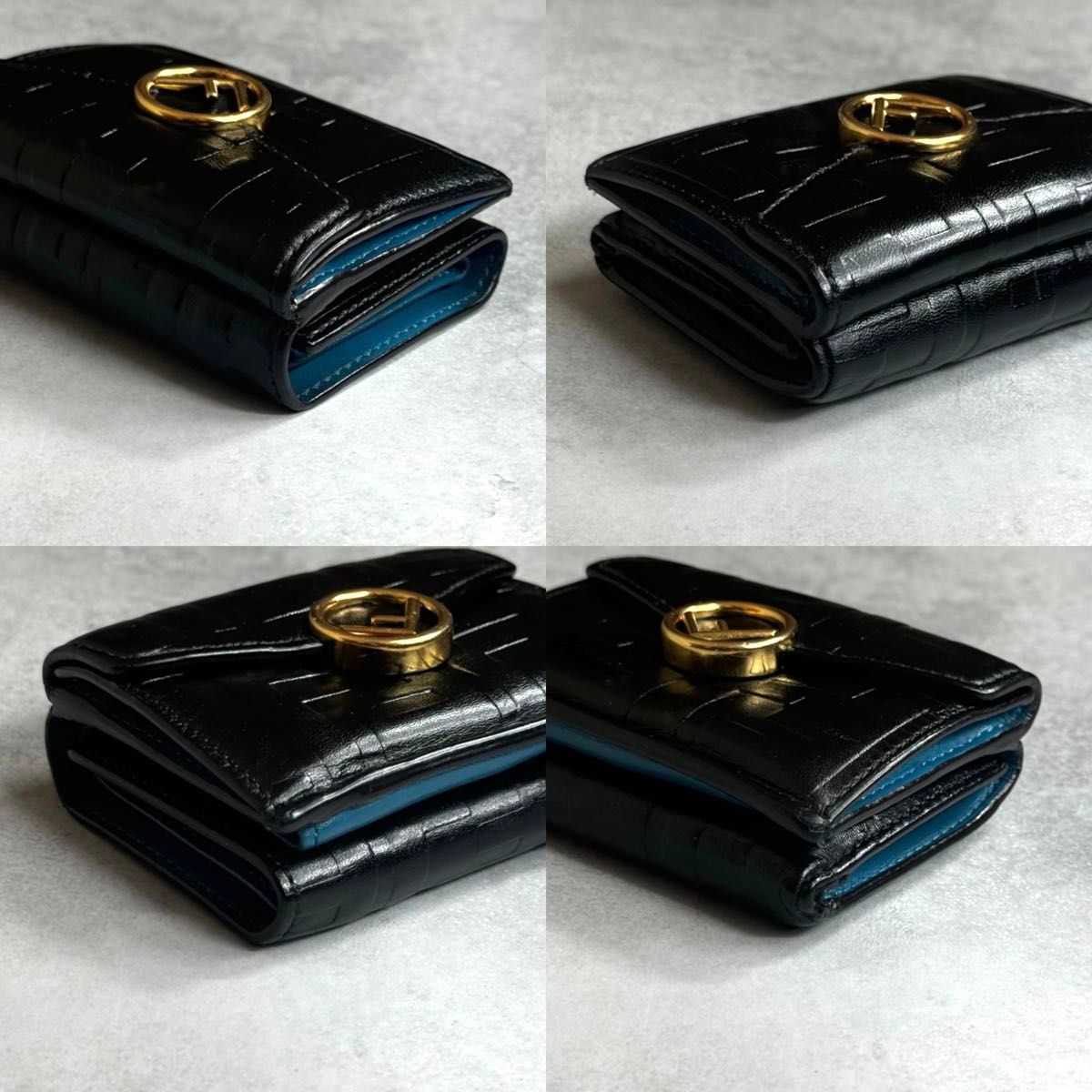 FENDI エフイズフェンディ / エンボスマイクロトリフォールド FENDI エフイズフェンディ / エンボスマイクロトリフォールド