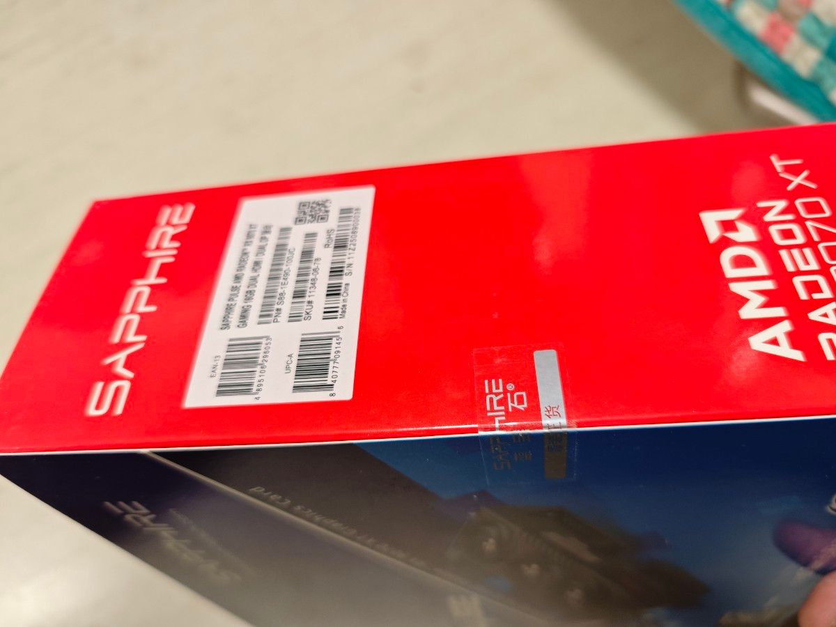 新品未開封SAPPHIRE PULSE Radeon RX 9070 XT GAMING 24時間以内 新品未開封SAPPHIRE PULSE Radeon RX 9070 XT GAMING 24時間以内