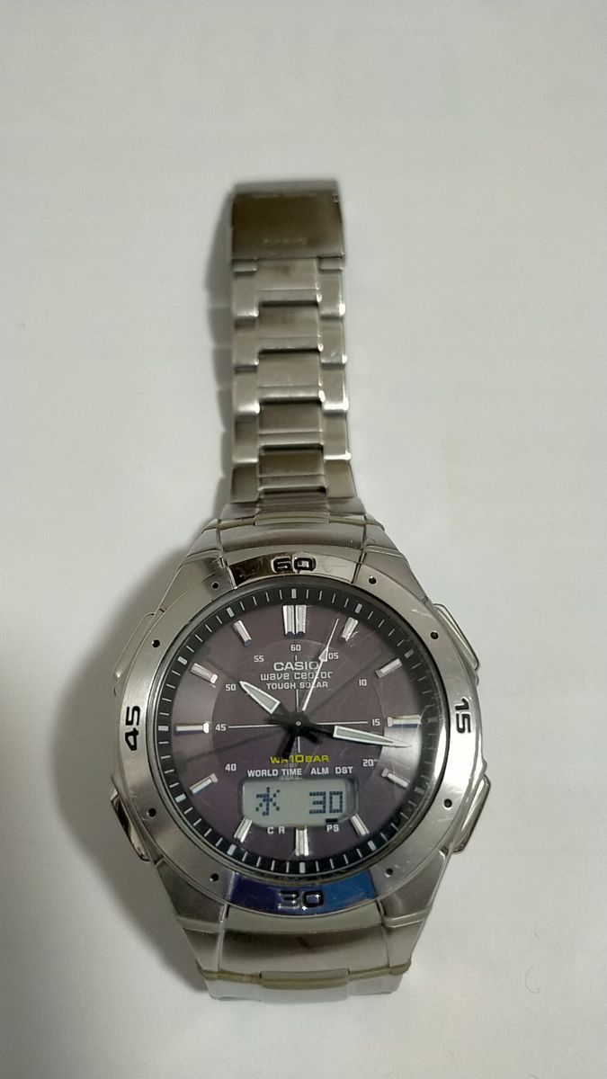 CASIO wave ceptor ソーラー腕時計 WVA-470