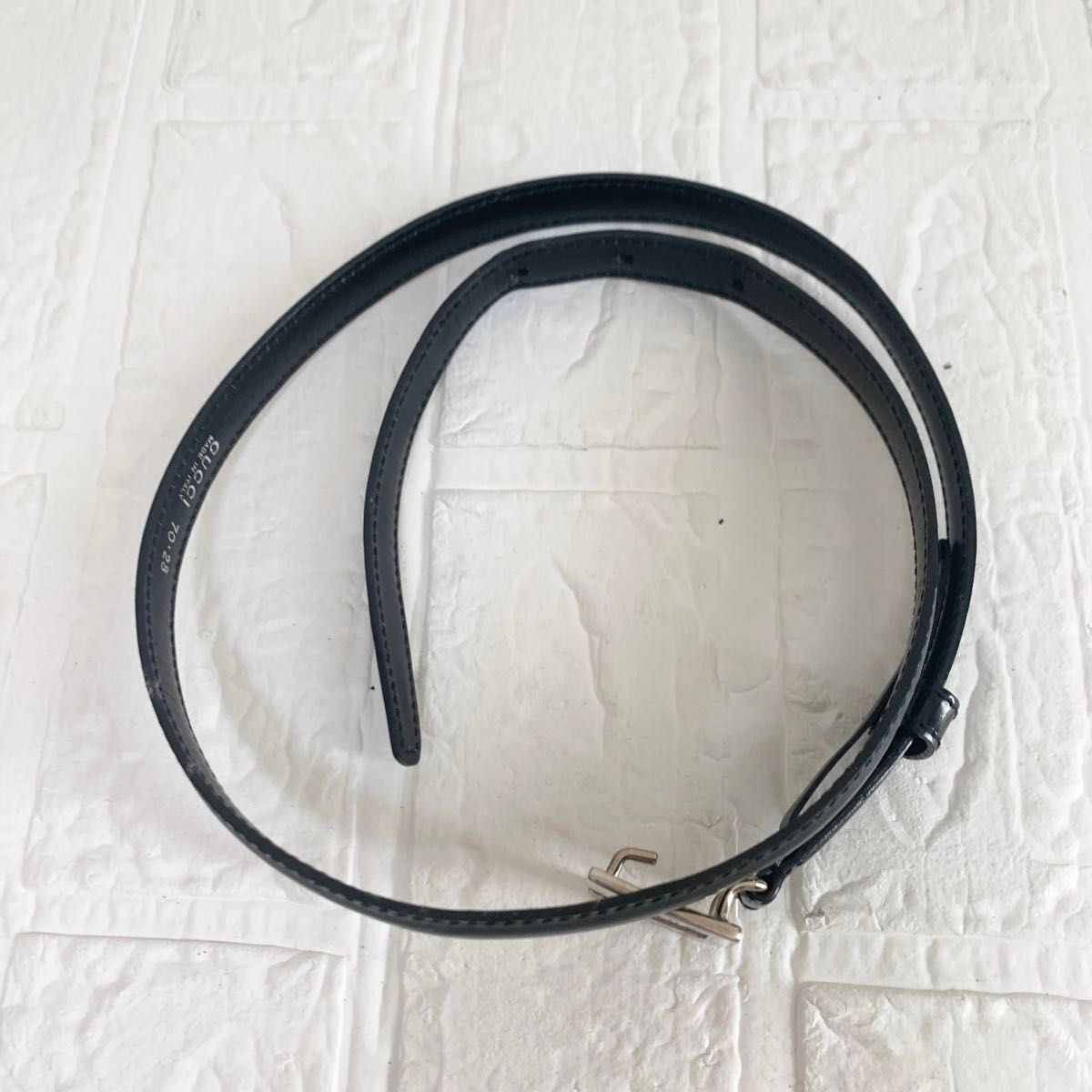 GUCCI グッチ ベルト Gバックル ブラック シルバー レディース GUCCI グッチ ベルト Gバックル ブラック シルバー レディース