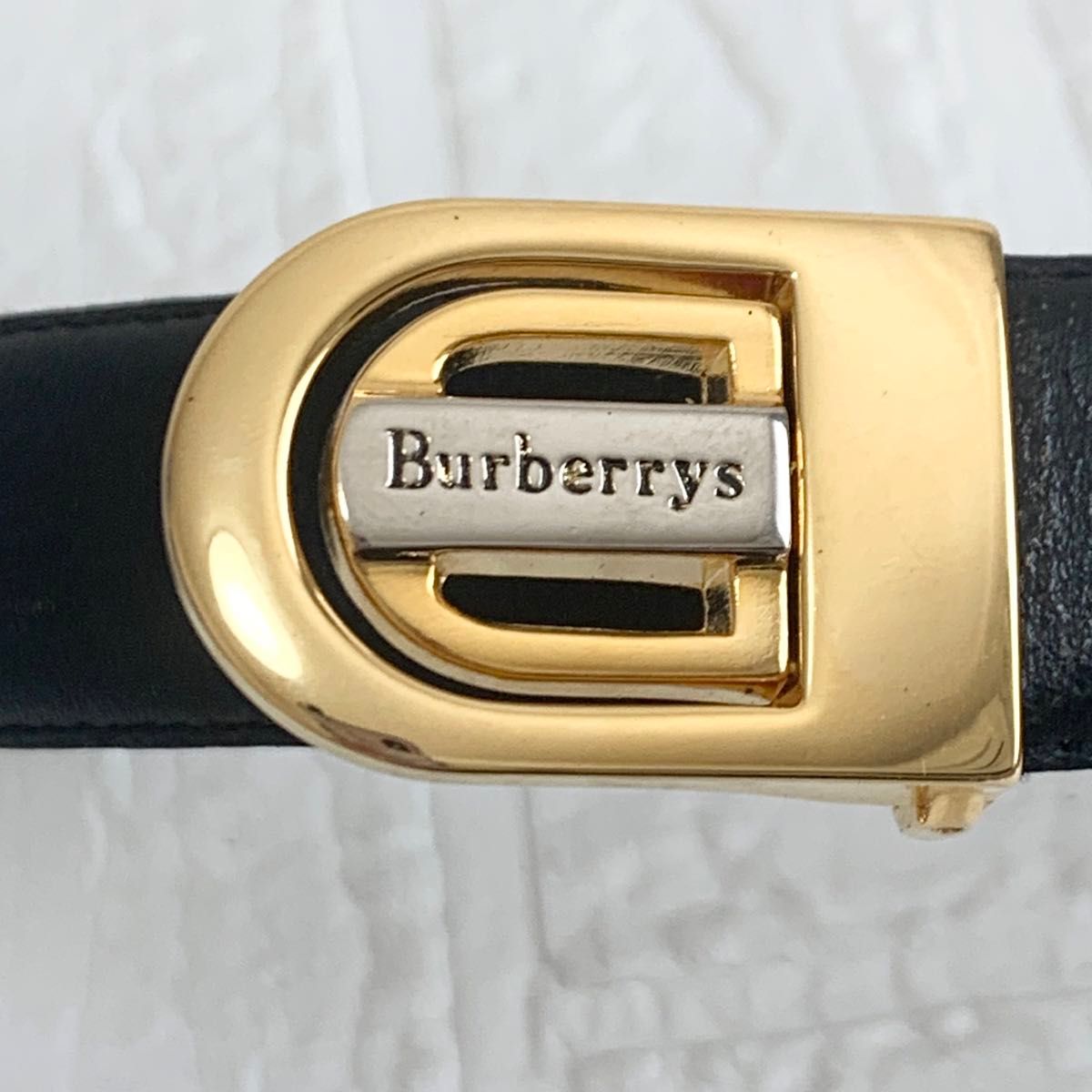 Burberrys バーバリー ベルト ロゴ ゴールド ベルト ゴールデン Burberrys バーバリー ベルト ロゴ ゴールド ベルト ゴールデン