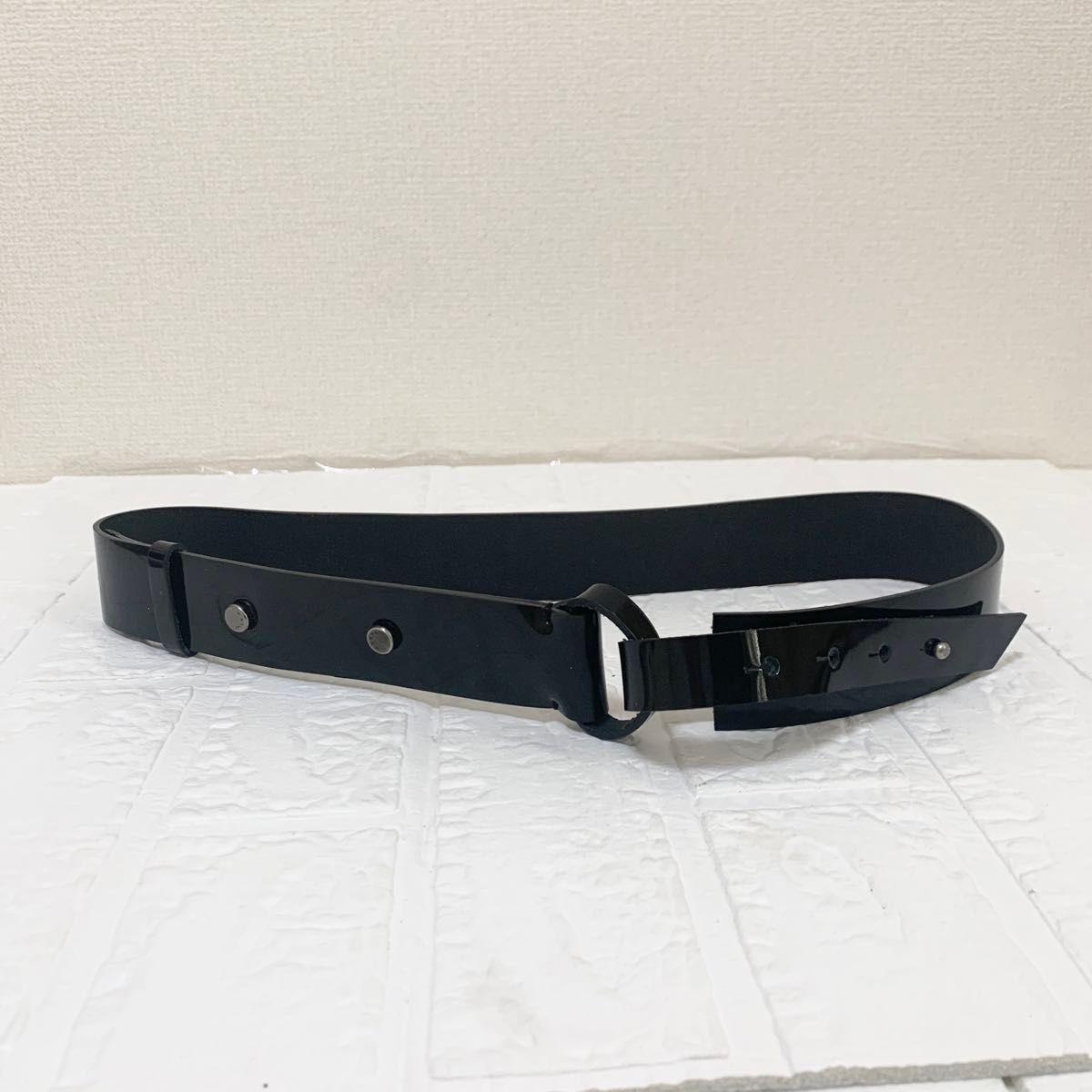MARNI マルニ ベルト ブラック 黒 ビニール レディース メンズ MARNI マルニ ベルト ブラック 黒 ビニール レディース メンズ