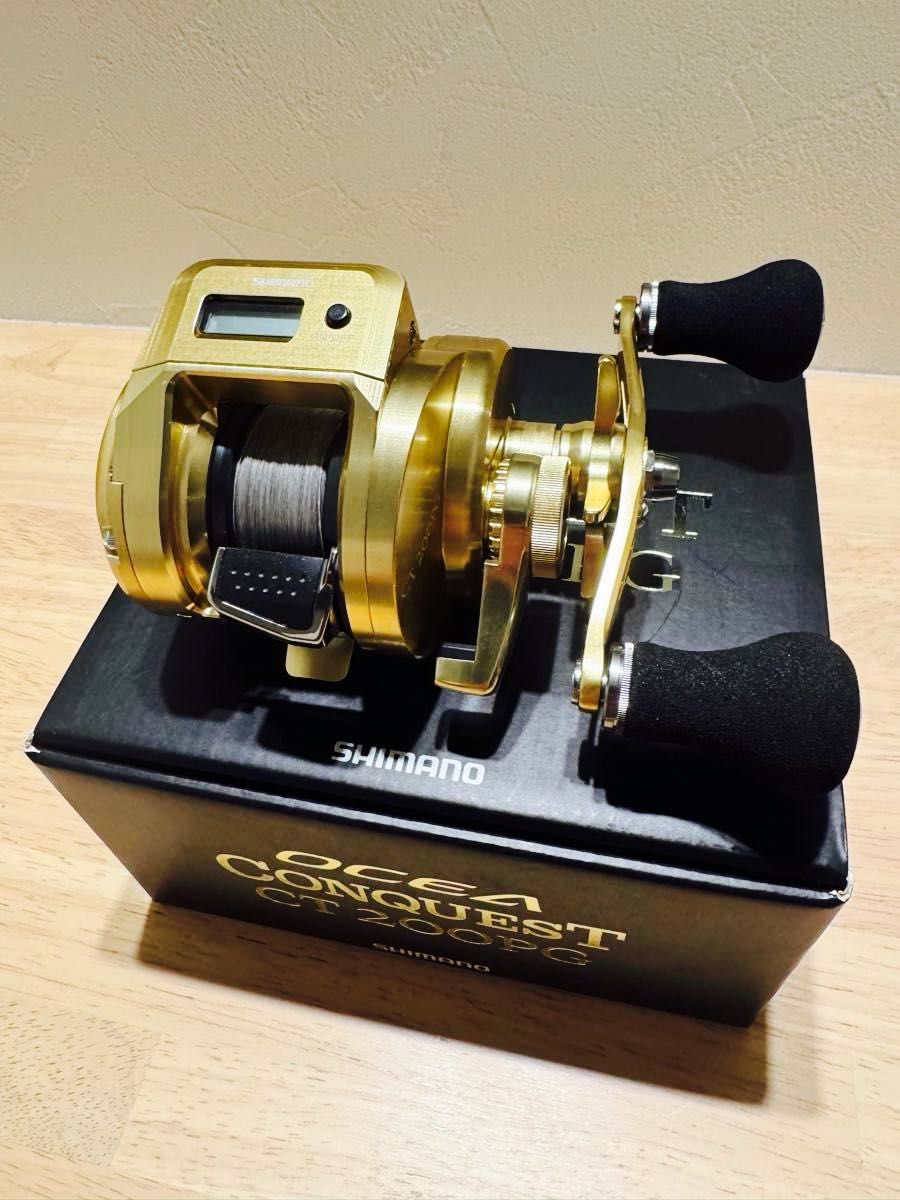 極美品 シマノ 18オシアコンクエストCT200PG PEライン0 8号300m 極美品 シマノ 18オシアコンクエストCT200PG PEライン0 8号300m