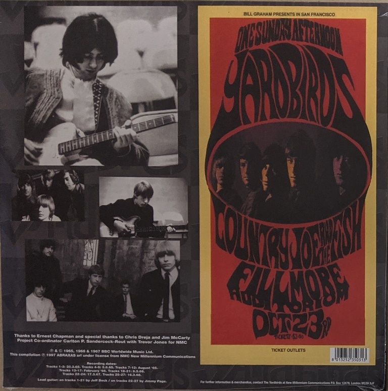 Yardbirds (=Jeff Beck, Jimmy Page) ヤードバーズ - The Complete BBC Sessions　限定デジタル・リマスター二枚組アナログ・レコード