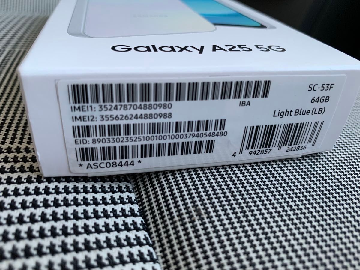 docomo版 未使用 新品】Galaxy A25 5G Samsung SC-53F ライト docomo版 未使用 新品】Galaxy A25 5G Samsung SC-53F ライト