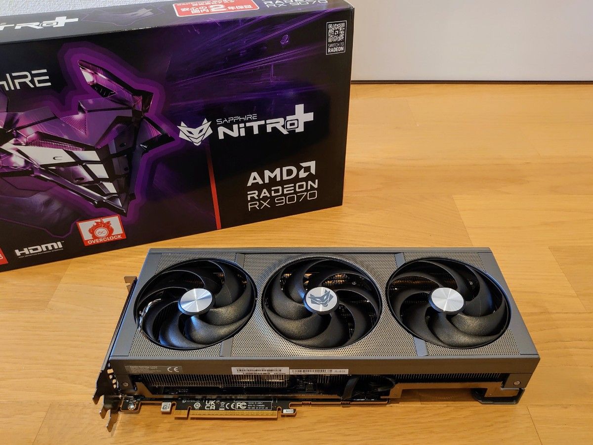 SAPPHIRE NITRO+ Radeon RX 9070 GAMING OC 16GB(美品)|Yahoo SAPPHIRE NITRO+ Radeon RX 9070 GAMING OC 16GB(美品)|Yahoo