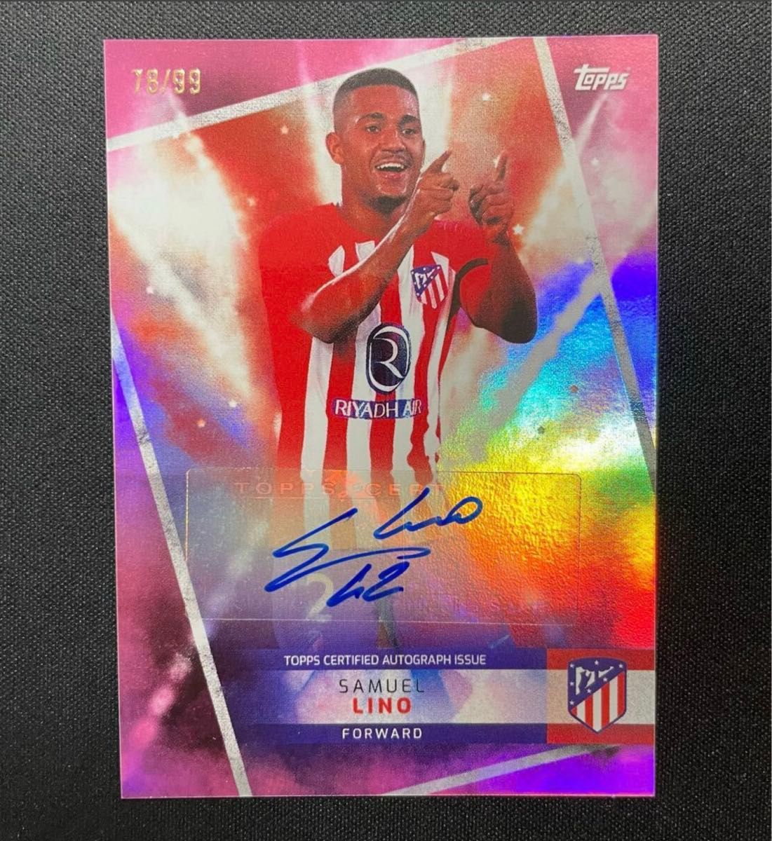 99枚限定 2023-24 Topps サムエウ・リーノ 直筆サイン Topps 99枚限定 2023-24 Topps サムエウ・リーノ 直筆サイン Topps