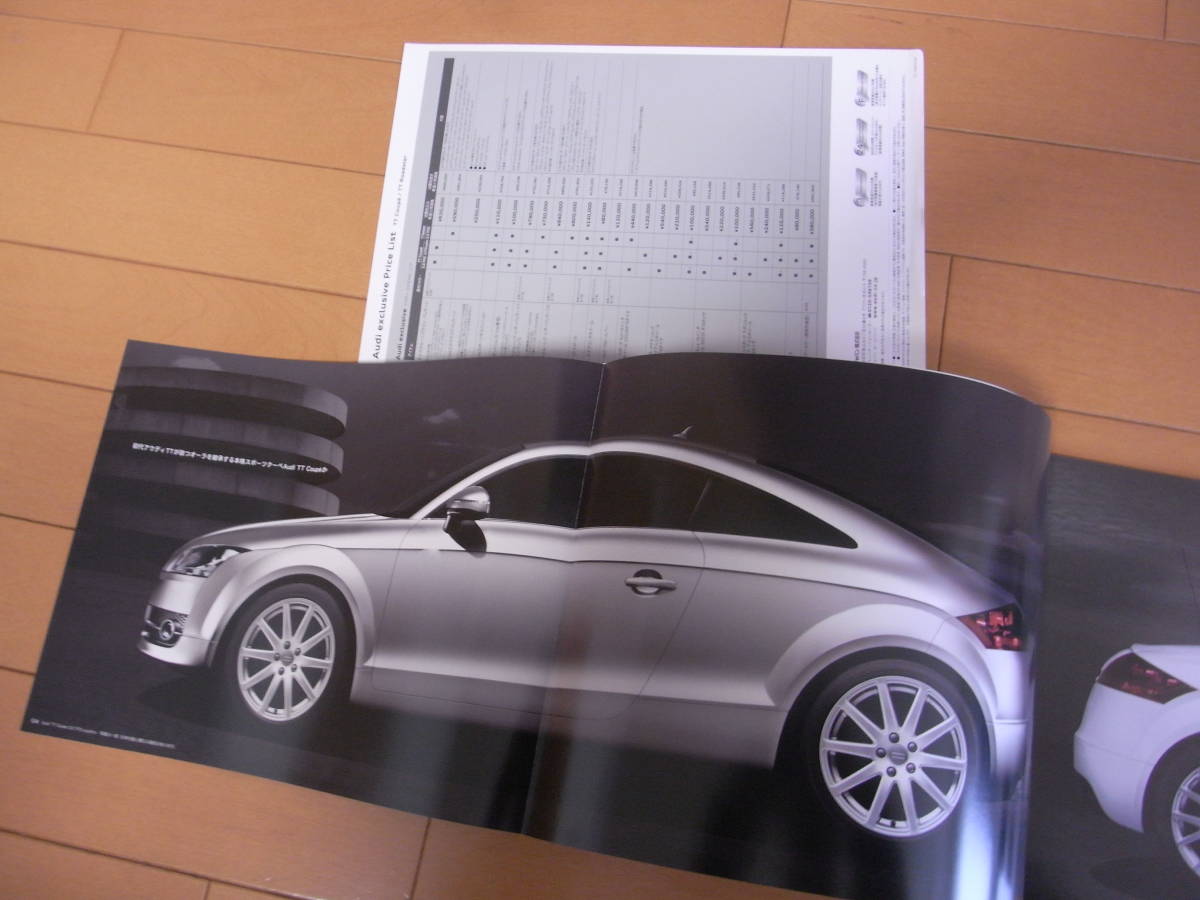 【稀少 貴重】アウディ AUDI TT Coupe & Roadster TT クーペ ロードスター 2009年8月版 新品_画像3