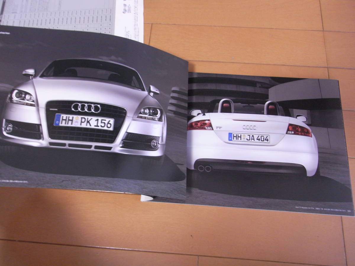 【稀少 貴重】アウディ AUDI TT Coupe & Roadster TT クーペ ロードスター 2009年8月版 新品_画像5