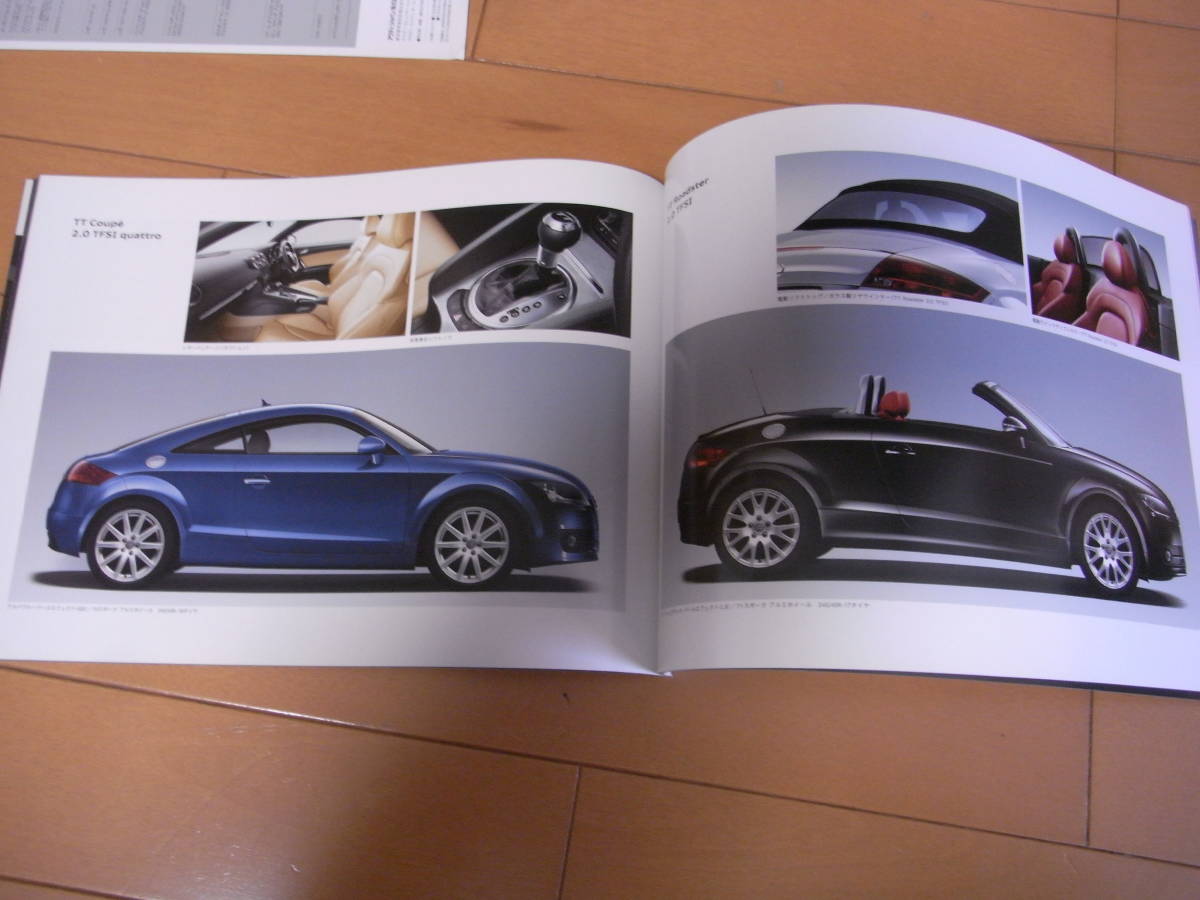 【稀少 貴重】アウディ AUDI TT Coupe & Roadster TT クーペ ロードスター 2009年8月版 新品_画像8