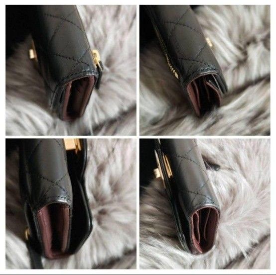 美品 シャネル 三つ折り財布 2 55/マトラッセ ブラック 黒 美品 シャネル 三つ折り財布 2 55/マトラッセ ブラック 黒