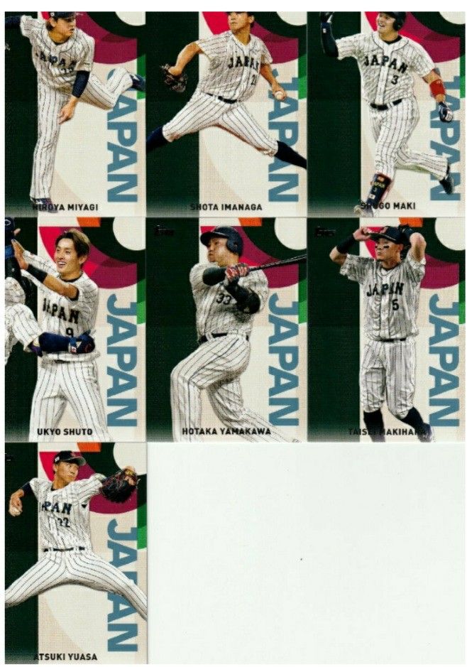 送料無料 25枚フルセット◯2023 WBC topps MLB JAPAN EDITION 送料無料 25枚フルセット◯2023 WBC topps MLB JAPAN EDITION