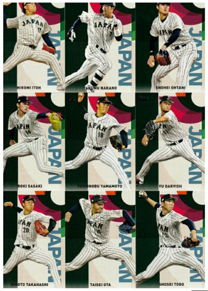 送料無料 25枚フルセット◯2023 WBC topps MLB JAPAN EDITION 送料無料 25枚フルセット◯2023 WBC topps MLB JAPAN EDITION