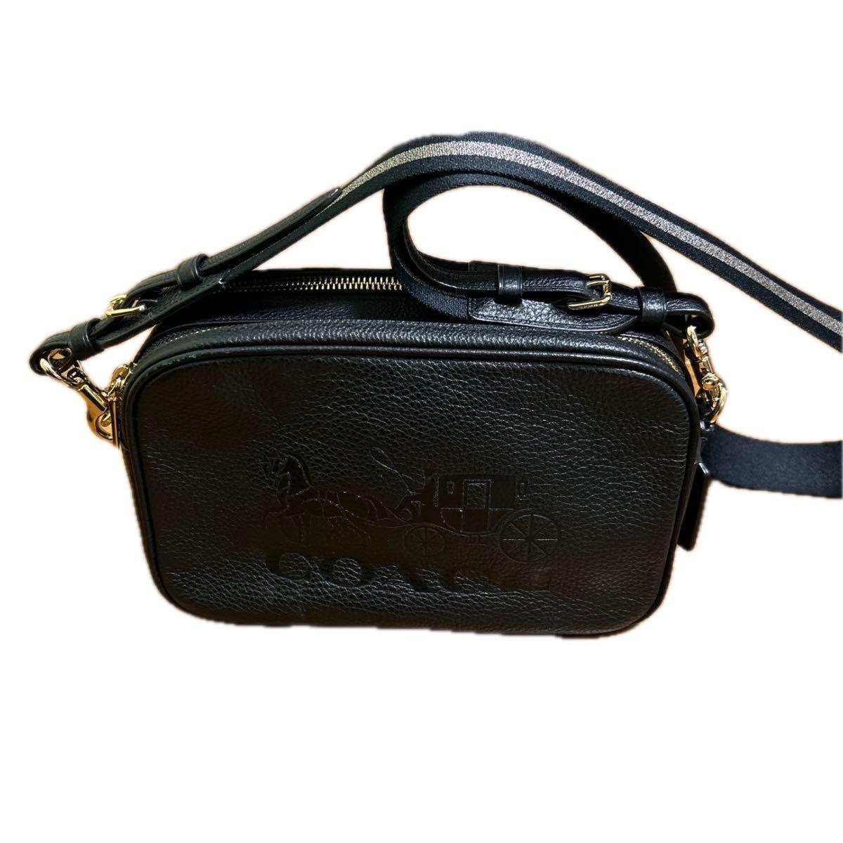 COACH ショルダーバッグ ブラック レザー 馬車ロゴ|Yahoo COACH ショルダーバッグ ブラック レザー 馬車ロゴ|Yahoo