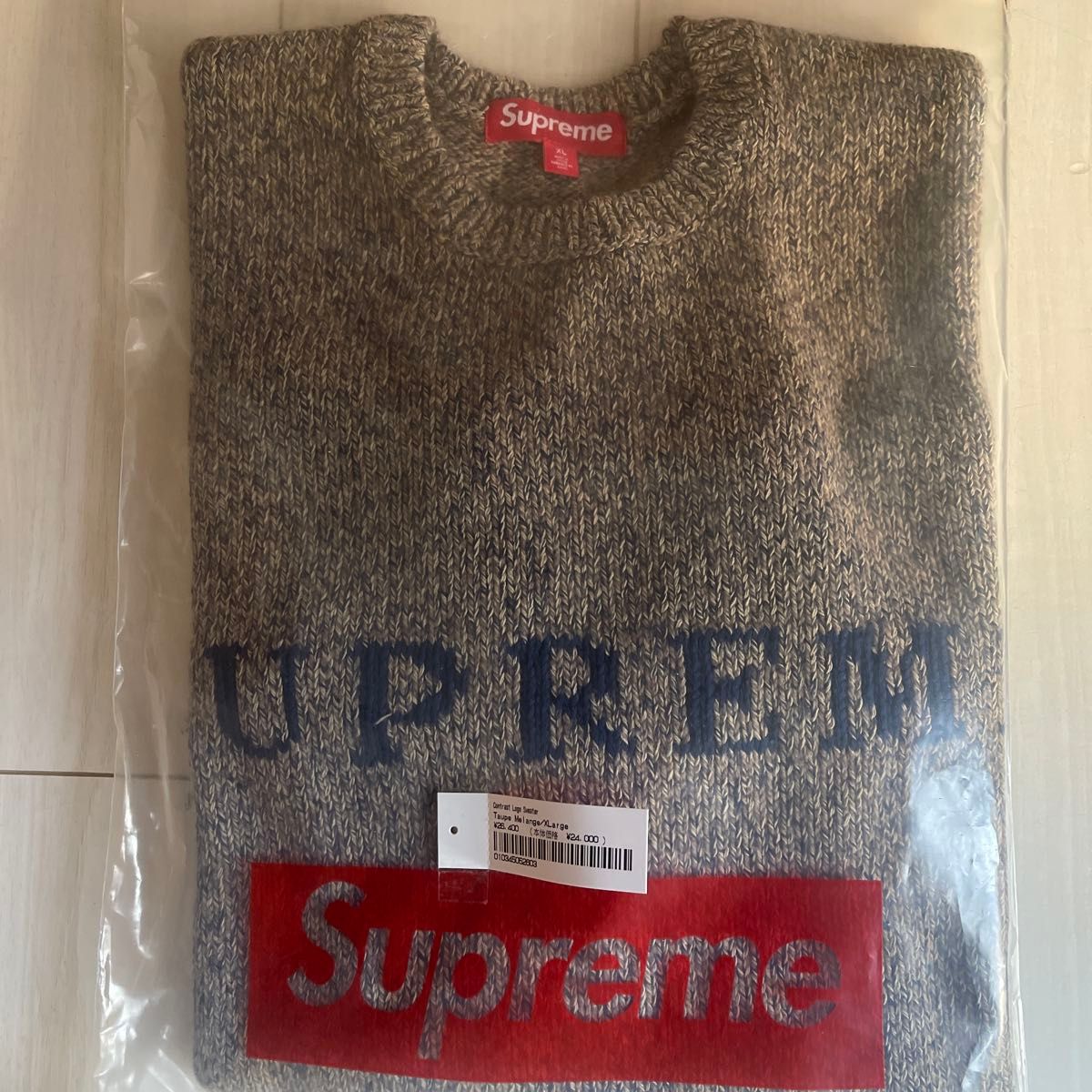 XLサイズ Supreme Contrast Logo Sweater セーター|Yahoo XLサイズ Supreme Contrast Logo Sweater セーター|Yahoo