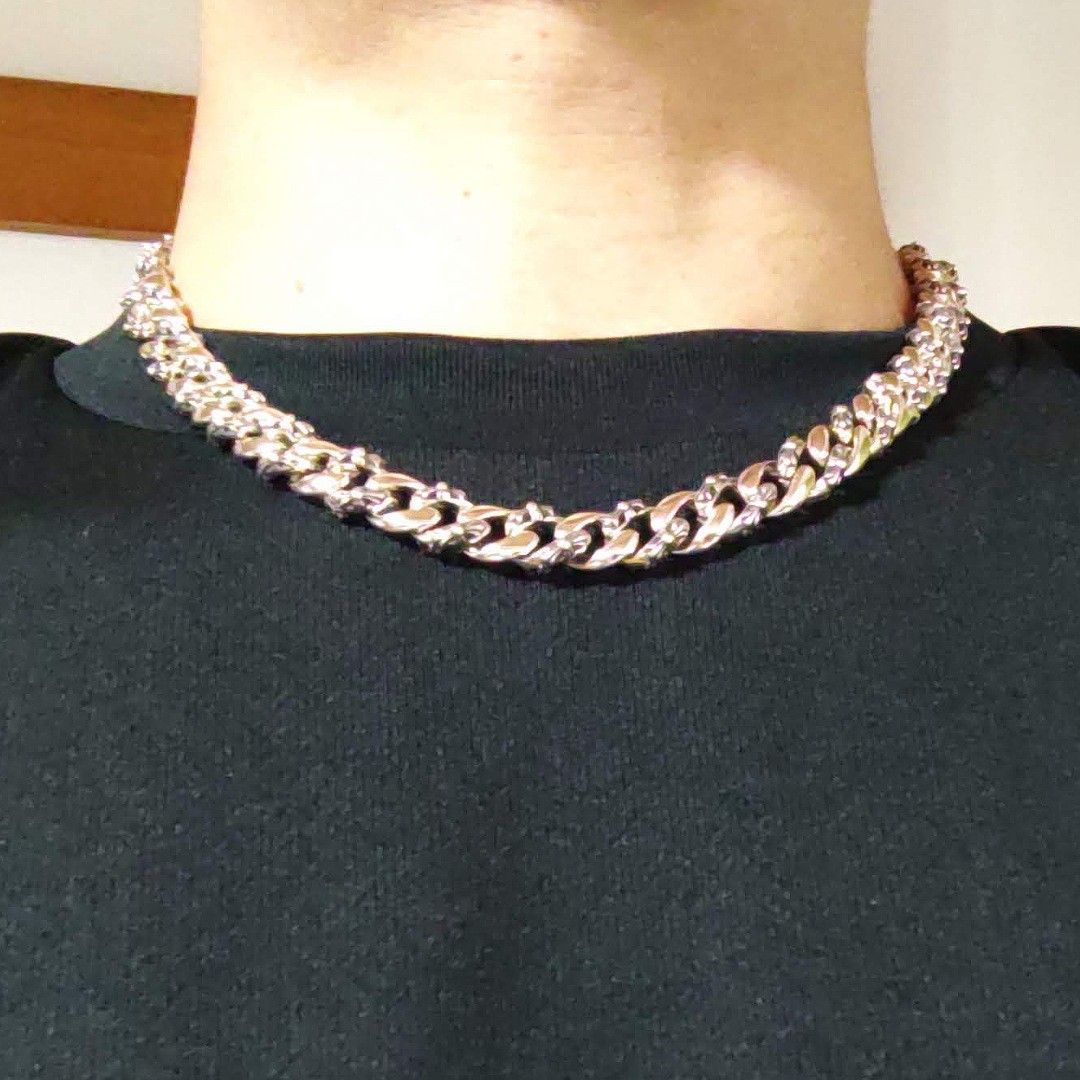ロングチェーン キーリング ウォレット シルバー クロス ロングチェーン キーリング ウォレット シルバー クロス