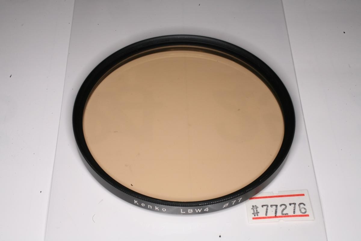 ★中古良品★Kenko・ケンコー LBW4 フィルター/77mm#77276！_画像1