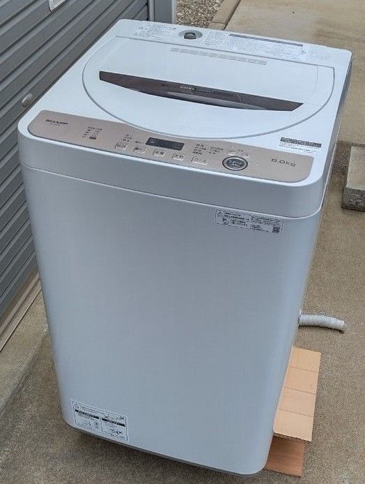 SHARP シャープ 全自動電気洗濯機 6 0Kg 風乾燥 ステンレス穴 SHARP シャープ 全自動電気洗濯機 6 0Kg 風乾燥 ステンレス穴