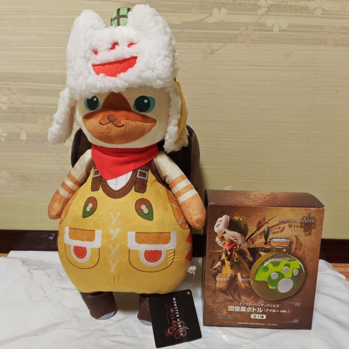 2点セット モンスターハンターワイルズ ぬいぐるみ 回復薬ボトル 2点セット モンスターハンターワイルズ ぬいぐるみ 回復薬ボトル