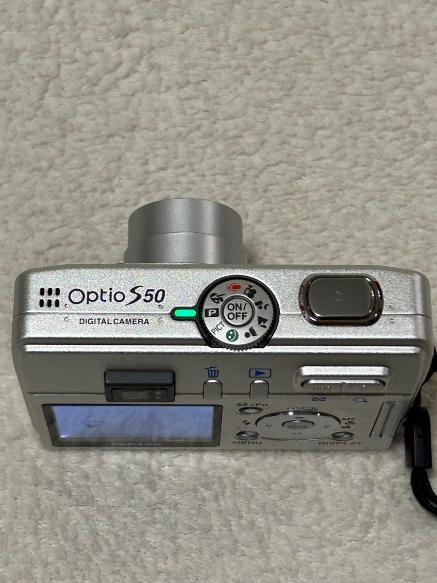動作確認済 訳アリ】PENTAX ペンタックス OPTIO S50 オプティオ 動作確認済 訳アリ】PENTAX ペンタックス OPTIO S50 オプティオ