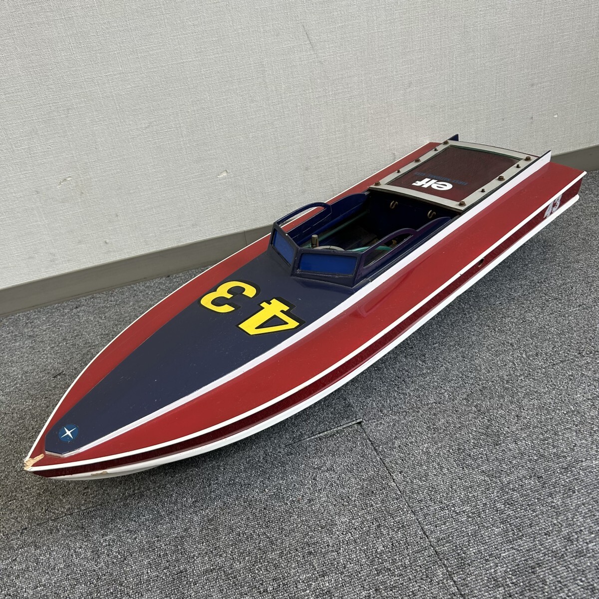 完成品 東京堂 なみはや 850 ボート エンジン 全長約86cm 木製 完成品 東京堂 なみはや 850 ボート エンジン 全長約86cm 木製