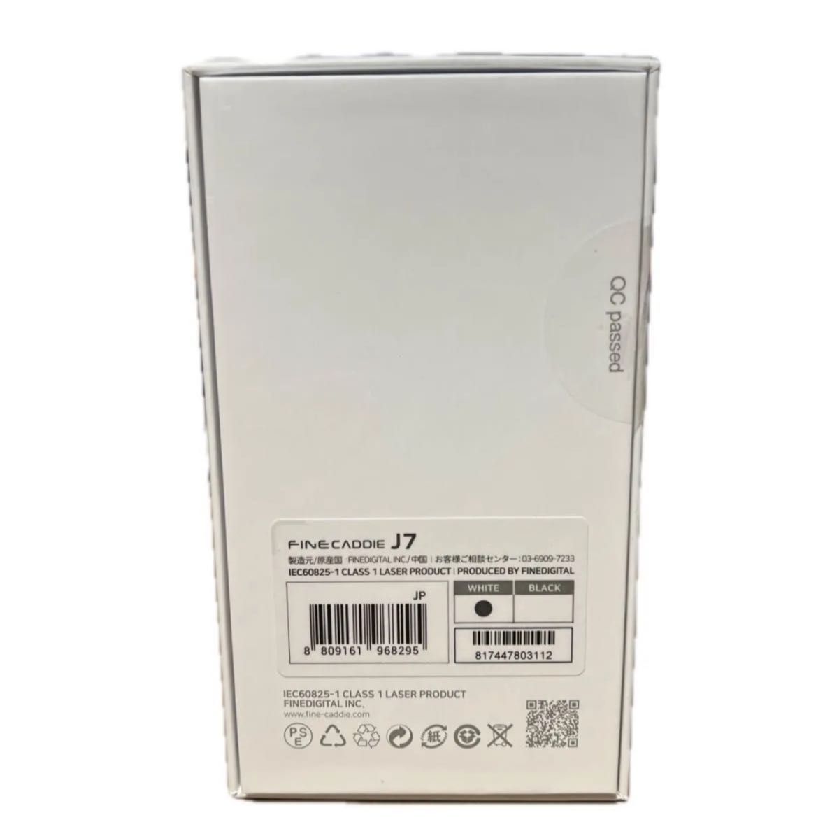 ホワイト】J7mini ファインキャディ 3点間測定 FINECADDIE ホワイト】J7mini ファインキャディ 3点間測定 FINECADDIE
