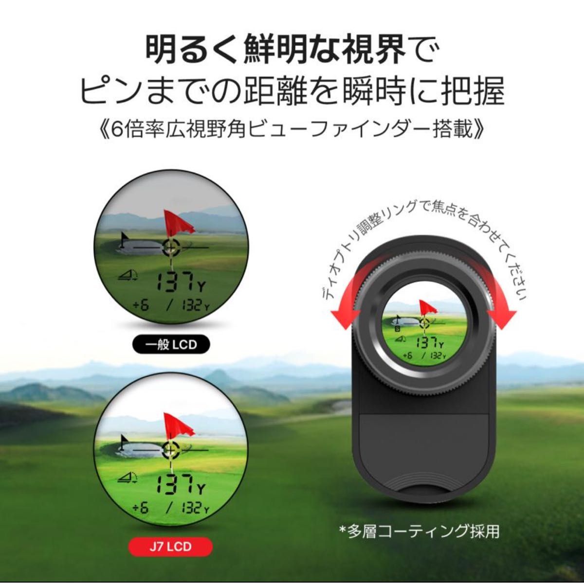 ホワイト】J7mini ファインキャディ 3点間測定 FINECADDIE ホワイト】J7mini ファインキャディ 3点間測定 FINECADDIE