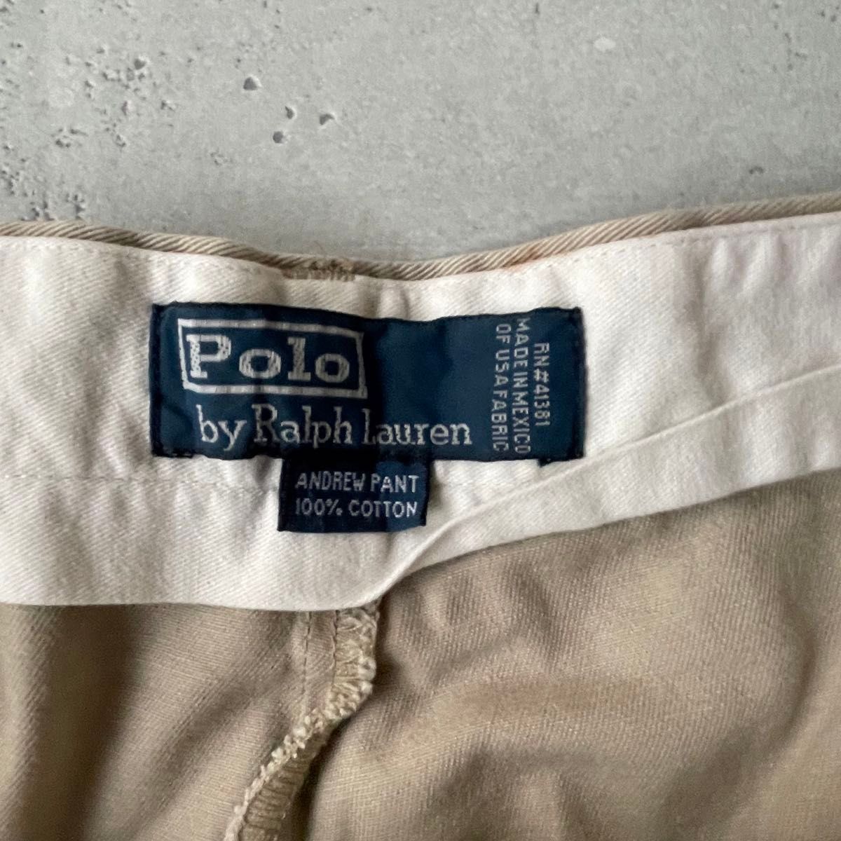90s ラルフローレン チノパンツ 36×33 アンドリュー ツータック 90s ラルフローレン チノパンツ 36×33 アンドリュー ツータック