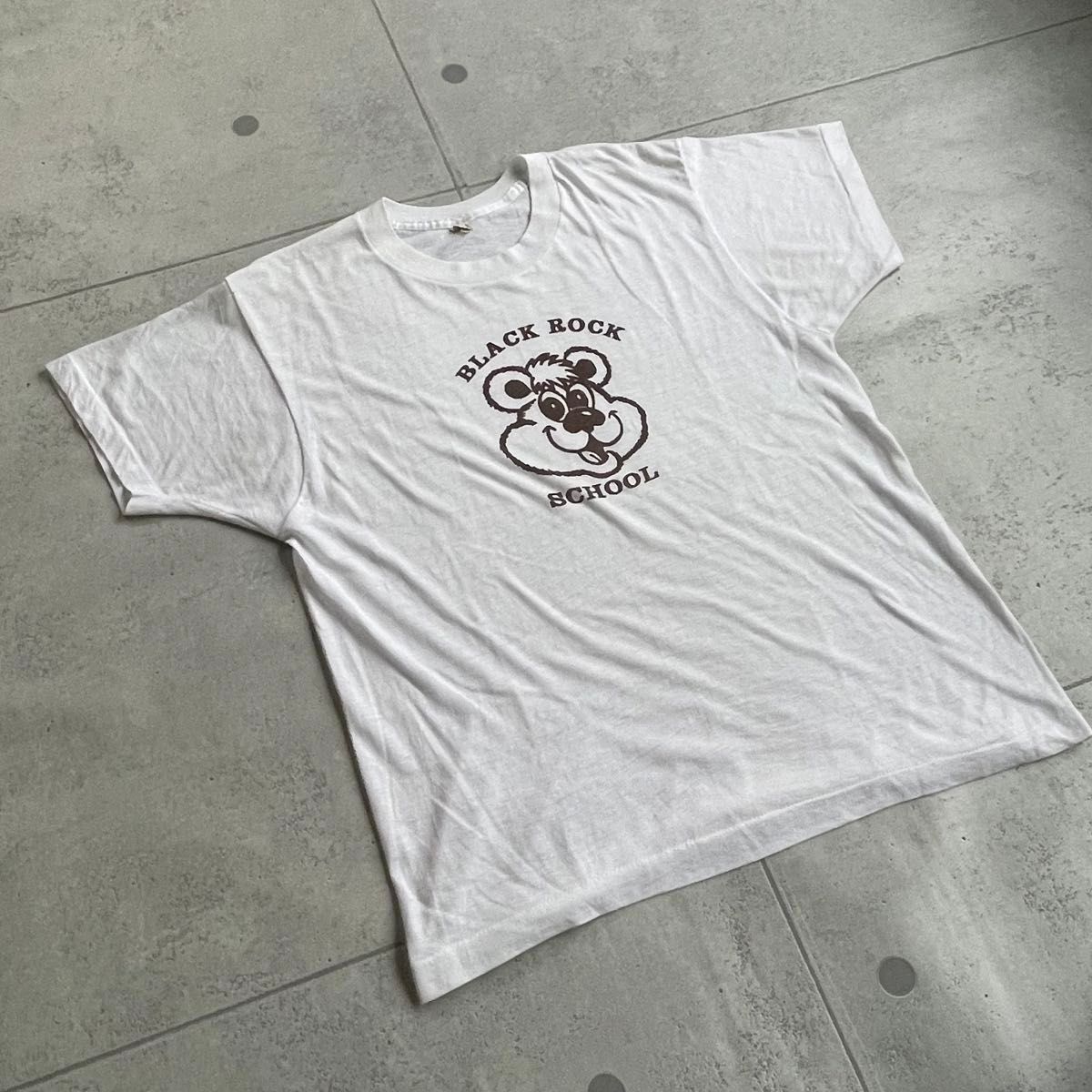 80s アメリカ製 スクリーンスターズ Tシャツ L 白 カレッジ USA 80s アメリカ製 スクリーンスターズ Tシャツ L 白 カレッジ USA