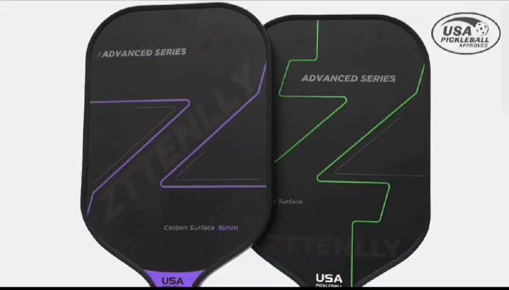 新品未使用♪ 2本セット ZTTENLLY ピックルボール パドル カーボンファイバー
