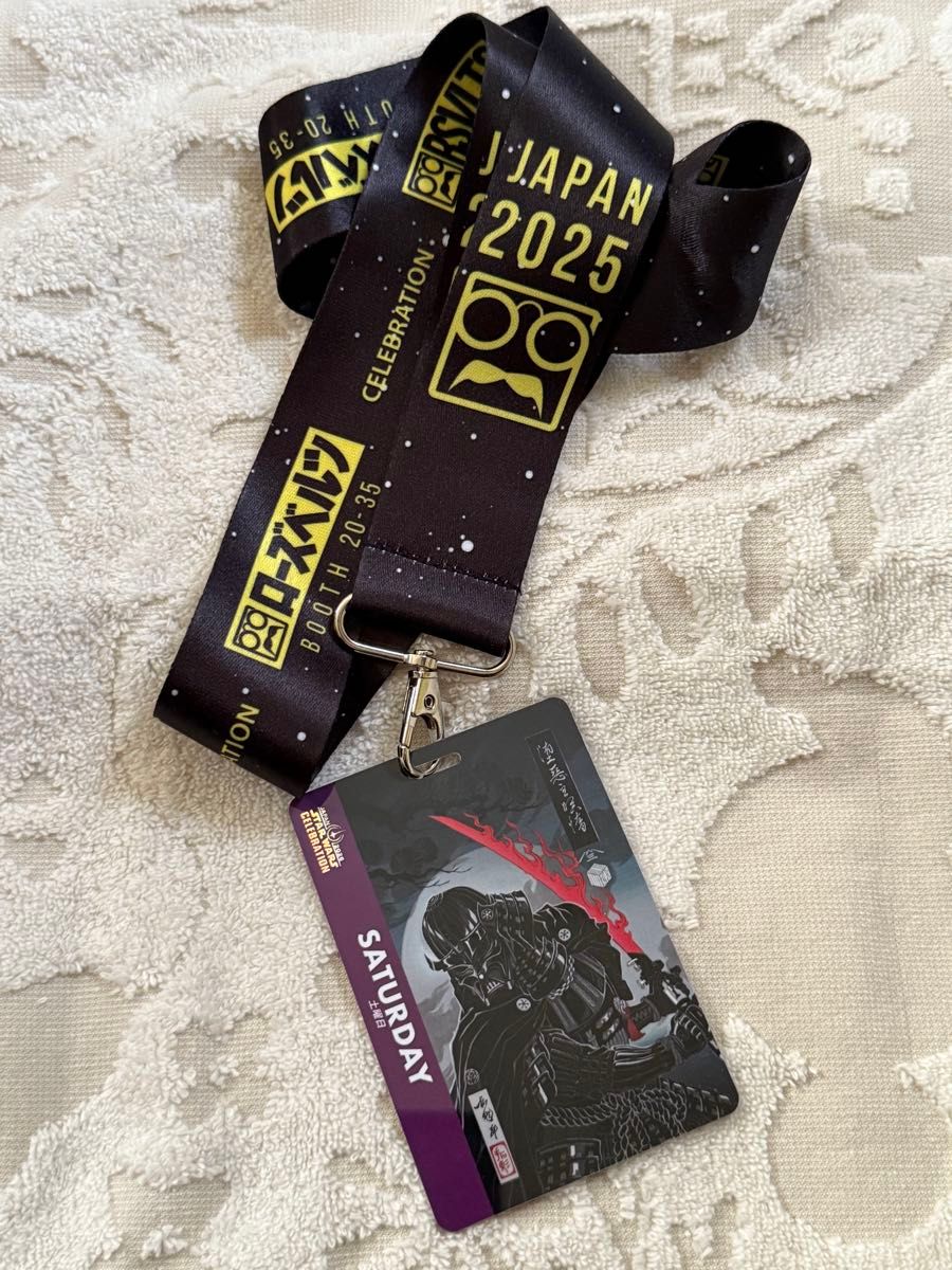 2025スターウォーズ セレブレーション バッジ ストラップ付き 2025スターウォーズ セレブレーション バッジ ストラップ付き