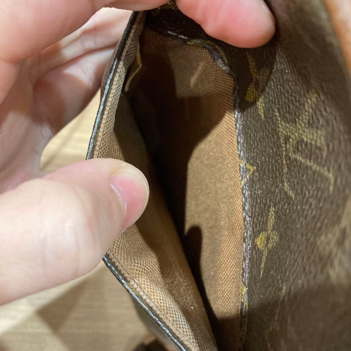 LOUIS VUITTON ルイヴィトン モノグラム ポシェット ガンジュ LOUIS VUITTON ルイヴィトン モノグラム ポシェット ガンジュ