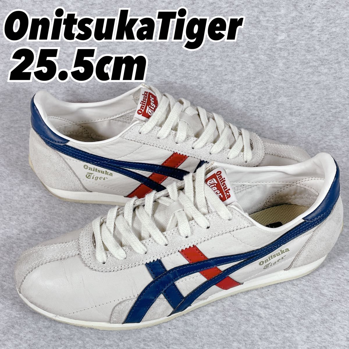 0456良品【オニツカタイガー】ランスパーク 25 5cm ホワイト 0456良品【オニツカタイガー】ランスパーク 25 5cm ホワイト