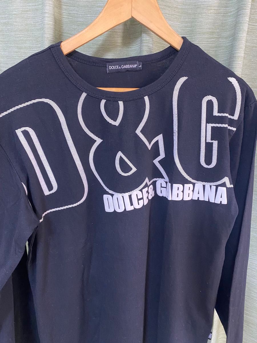 D&G ドルチェアンドガッパーナ ドルガバ インナー ロンT 黒 D&G ドルチェアンドガッパーナ ドルガバ インナー ロンT 黒