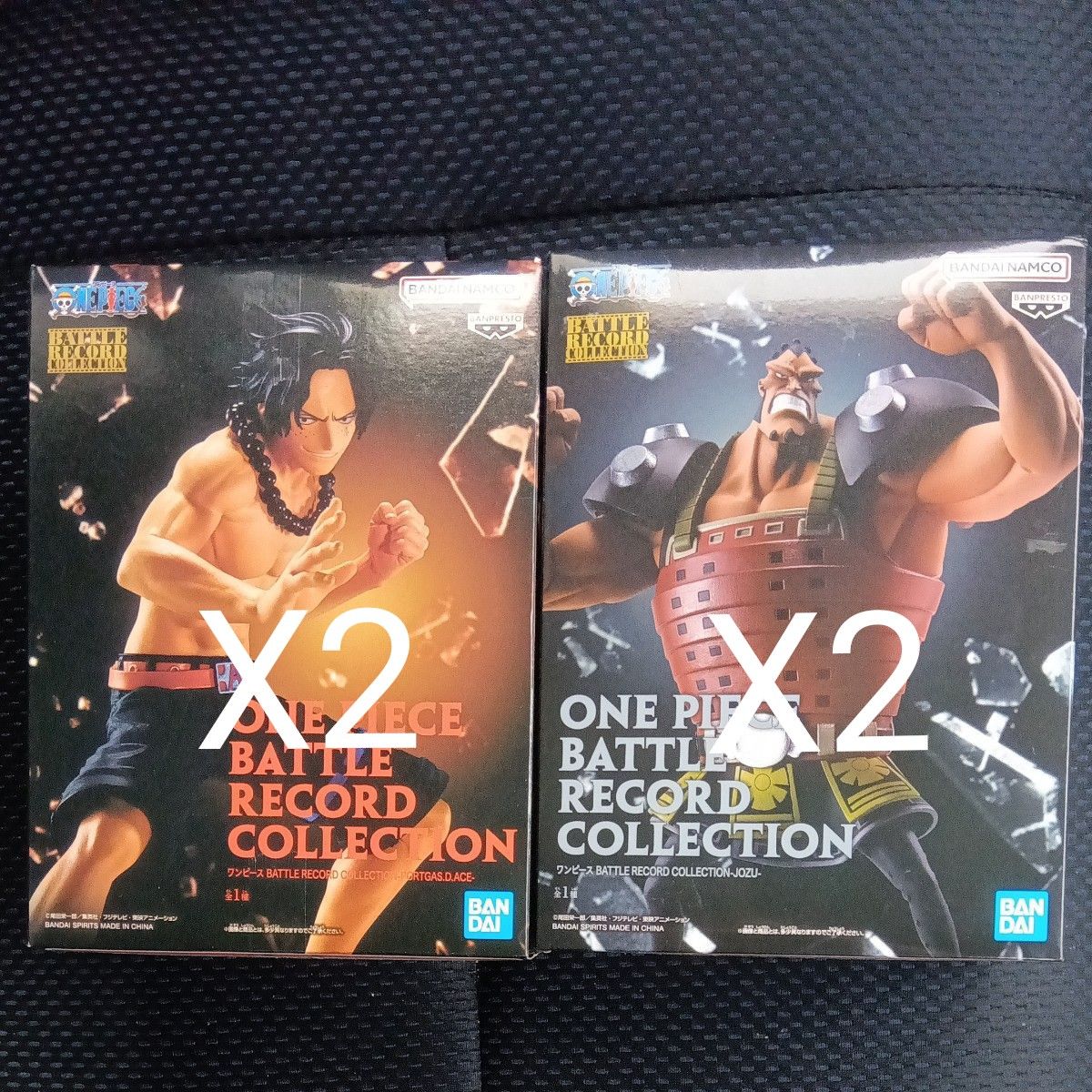 ワンピース BATTLE RECORD COLLECTION エース &ジョズ 2種 計4 ワンピース BATTLE RECORD COLLECTION エース &ジョズ 2種 計4