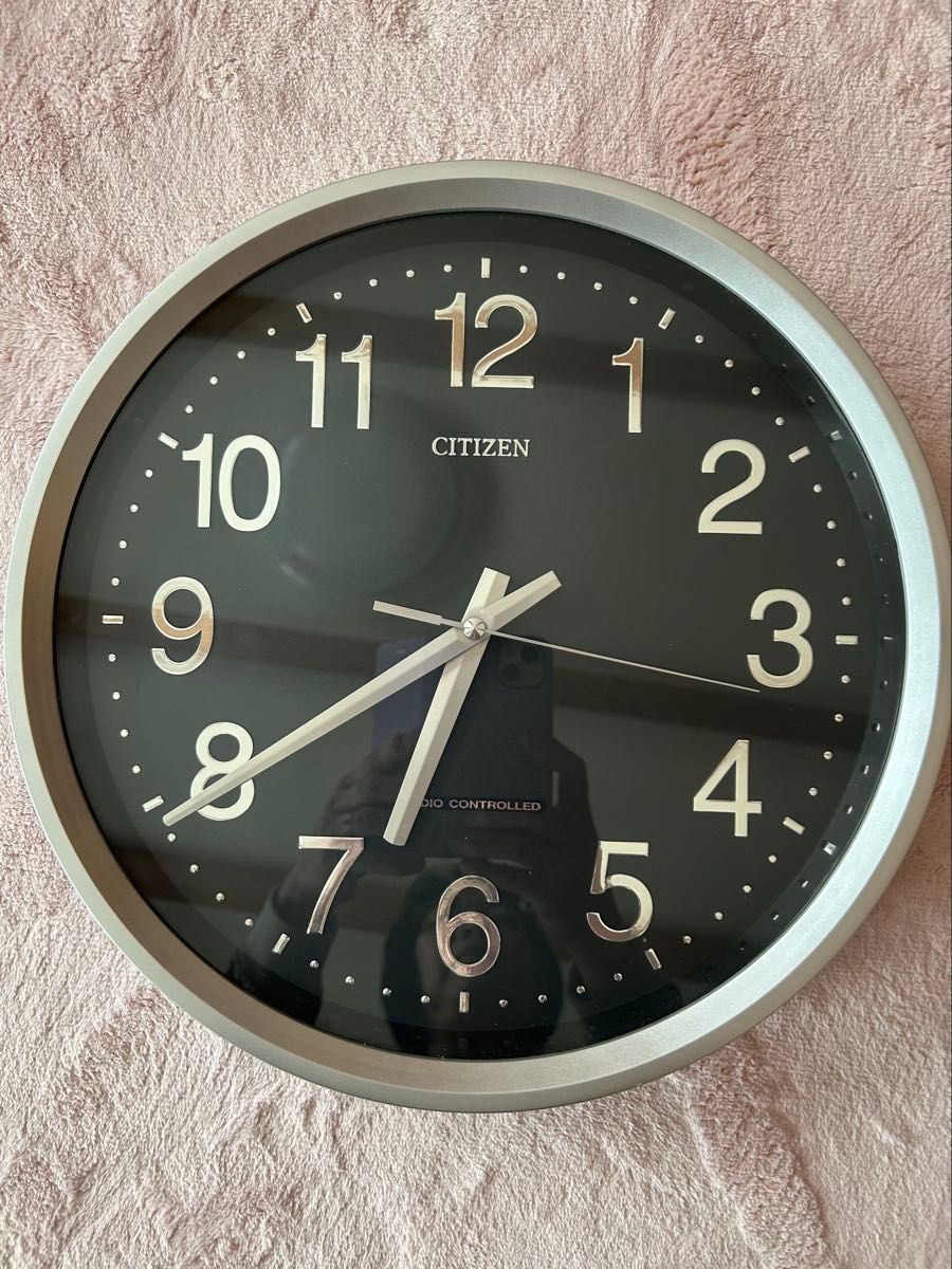 ジャンク品）CITIZEN 電波時計 壁掛け時計 ブラック｜Yahoo