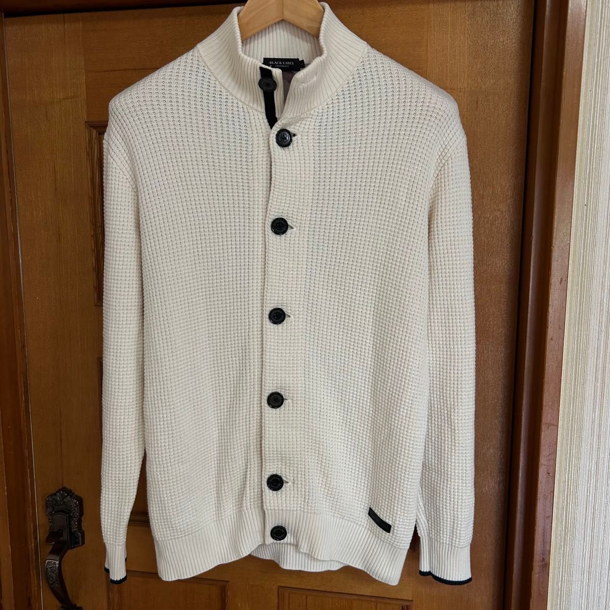 BLACK LABEL CRESTBRIDGE カーディガン L アイボリー美品 ニット BLACK LABEL CRESTBRIDGE カーディガン L アイボリー美品 ニット