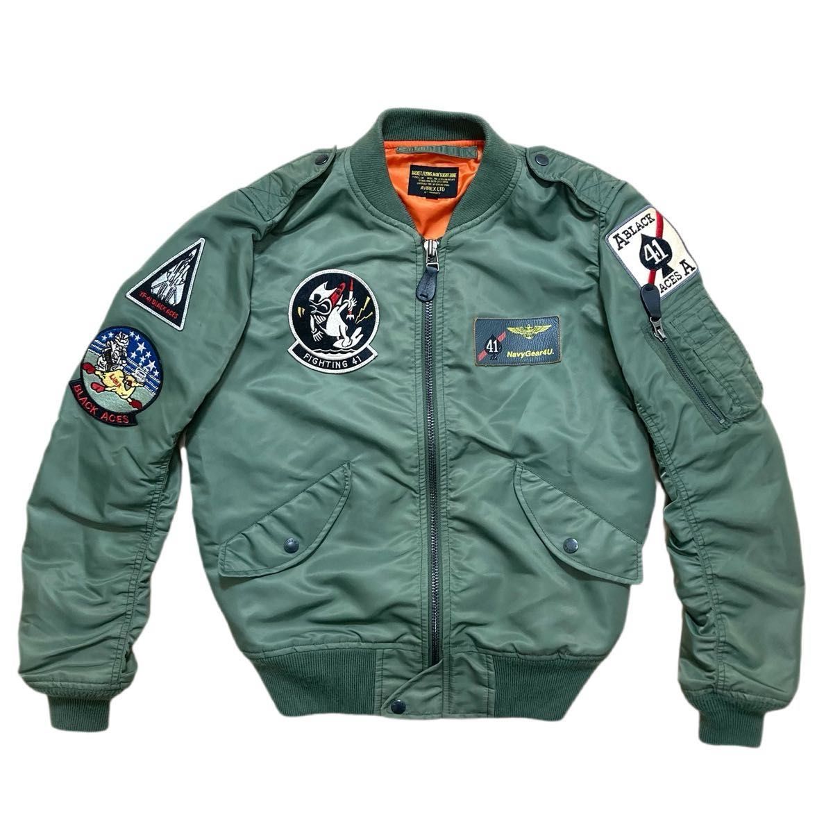 AVIREX / アヴィレックス L-2B フライトジャケット BLACK ACES L AVIREX / アヴィレックス L-2B フライトジャケット BLACK ACES L