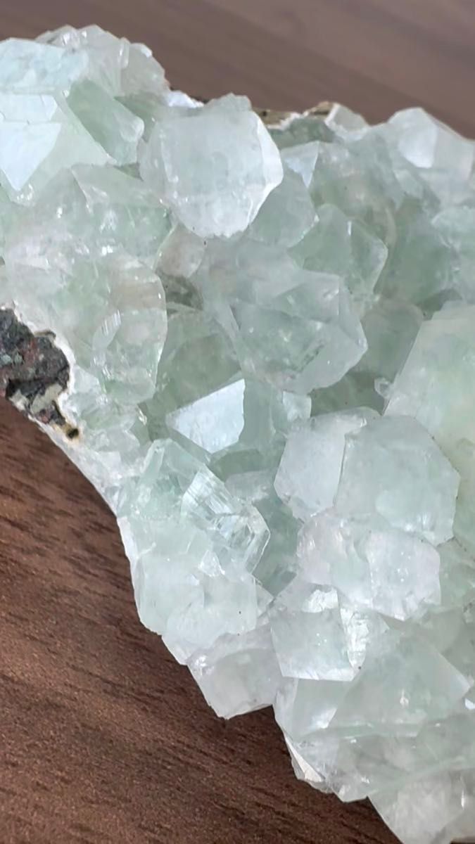 アポフィライト 水晶 原石 クラスター